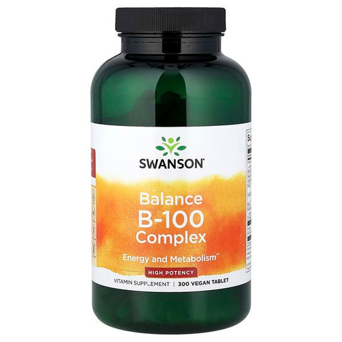 <img alt="Swanson, Balance B-100 Complex, High Potency, 300 Vegan Tablets" title="Swanson, Balance B-100 Complex, High Potency, 300 Vegan Tablets,087614119717"