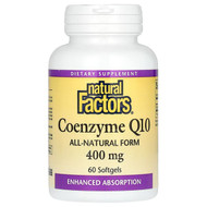 <img alt="Natural Factors, Coenzyme Q10, 400 mg, 60 Softgels" title="Natural Factors, Coenzyme Q10, 400 mg, 60 Softgels,068958207254"