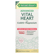 <img alt="Natures Bounty, Advanced Vital Heart with CoQ10 + Magnesium , 60 Rapid Release Softgels" title="Natures Bounty, Advanced Vital Heart with CoQ10 + Magnesium , 60 Rapid Release Softgels,074312016462"