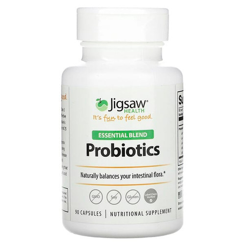 <img alt="Jigsaw Health, Essential Blend, Probiotics, 90 Capsules" title="Jigsaw Health, Essential Blend, Probiotics, 90 Capsules,876634000453"