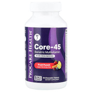 <img alt="ProCare Health, Core-45, Bariatric Multivitamin, Fruit Punch, 90 Chewable Tablets" title="ProCare Health, Core-45, Bariatric Multivitamin, Fruit Punch, 90 Chewable Tablets,850067388258"