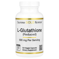 <img alt="California Gold Nutrition, L-Glutathione (Reduced), 500 mg, 120 Veggie Capsules" title="California Gold Nutrition, L-Glutathione (Reduced), 500 mg, 120 Veggie Capsules,898220018987"