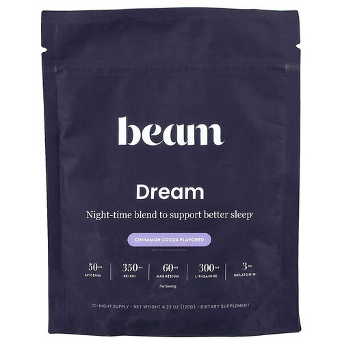 <img alt="Beam, Dream, Cinnamon Cocoa, 4.23 oz (120 g)" title="Beam, Dream, Cinnamon Cocoa, 4.23 oz (120 g),850063763882"