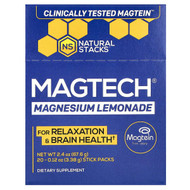 <img alt="Natural Stacks, MagTech Magnesium, Lemonade, 20 Stick Packs, 0.12 oz (3.38 g) Each" title="Natural Stacks, MagTech Magnesium, Lemonade, 20 Stick Packs, 0.12 oz (3.38 g) Each,652508121413"