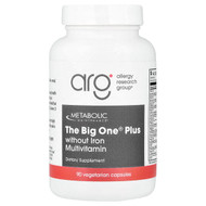 <img alt="Metabolic Maintenance, The Big One Plus, Without Iron Multivitamin, 90 Vegetarian Capsules" title="Metabolic Maintenance, The Big One Plus, Without Iron Multivitamin, 90 Vegetarian Capsules,838287005230"