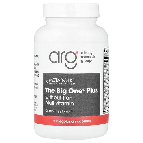 <img alt="Metabolic Maintenance, The Big One Plus, Without Iron Multivitamin, 90 Vegetarian Capsules" title="Metabolic Maintenance, The Big One Plus, Without Iron Multivitamin, 90 Vegetarian Capsules,838287005230"