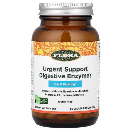 <img alt="Flora, Urgent Support Digestive Enzymes, 60 Vegetarian Capsules" title="Flora, Urgent Support Digestive Enzymes, 60 Vegetarian Capsules,061998613795"
