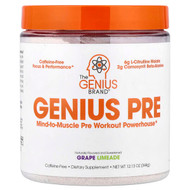 <img alt="The Genius Brand, Genius Pre, Grape Limeade, 12.13 oz (344 g)" title="The Genius Brand, Genius Pre, Grape Limeade, 12.13 oz (344 g),860268000286"