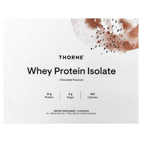 <img alt="Thorne, Whey Protein Isolate, Chocolate, 14 Packets, 1.06 oz (30.2 g) Each" title="Thorne, Whey Protein Isolate, Chocolate, 14 Packets, 1.06 oz (30.2 g) Each,693749015192"