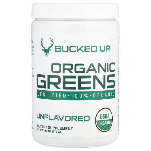 <img alt="Bucked Up, Organic Greens, Unflavored, 9.52 oz (270 g)" title="Bucked Up, Organic Greens, Unflavored, 9.52 oz (270 g),811374031671"