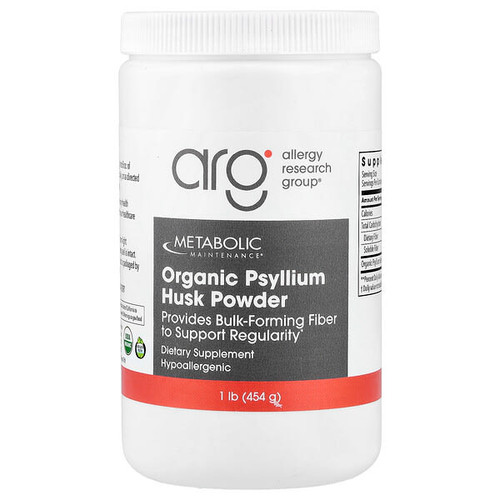 <img alt="Metabolic Maintenance, Organic Psyllium Husk Powder , 1 lb (454 g)" title="Metabolic Maintenance, Organic Psyllium Husk Powder , 1 lb (454 g),838287006442"