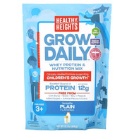 <img alt="Healthy Heights, Grow Daily, Whey Protein & Nutrition Mix, For Kids 3+, Plain, 21.7 oz (616 g)" title="Healthy Heights, Grow Daily, Whey Protein & Nutrition Mix, For Kids 3+, Plain, 21.7 oz (616 g),854180008109"
