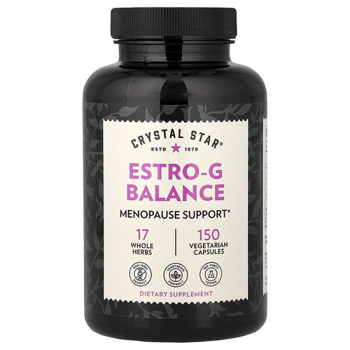 <img alt="Crystal Star, Estro-G Balance, 150 Vegetarian Capsules" title="Crystal Star, Estro-G Balance, 150 Vegetarian Capsules,747889021459"