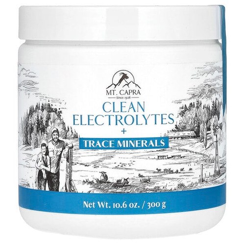 <img alt="Mt. Capra, Clean Electrolytes + Trace Minerals, 10.6 oz (300 g)" title="Mt. Capra, Clean Electrolytes + Trace Minerals, 10.6 oz (300 g),633924720619"