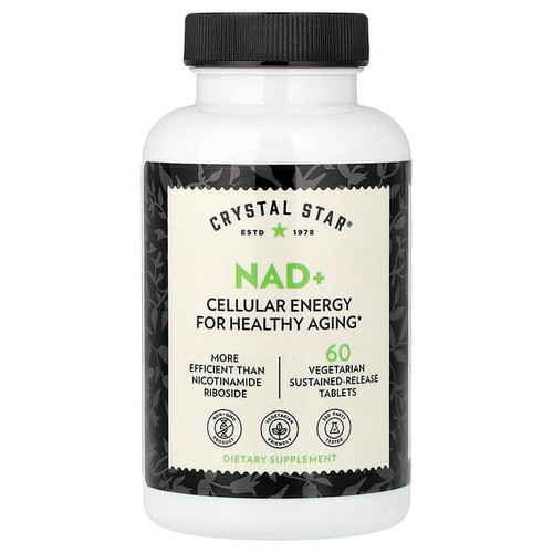 <img alt="Crystal Star, NAD+, 60 Vegetarian Sustained-Release Tablets" title="Crystal Star, NAD+, 60 Vegetarian Sustained-Release Tablets,747889000034"