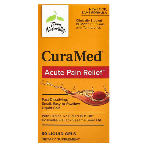 <img alt="Terry Naturally, CuraMed, Acute Pain Relief, 60 Liquid Gels" title="Terry Naturally, CuraMed, Acute Pain Relief, 60 Liquid Gels,367703347062"