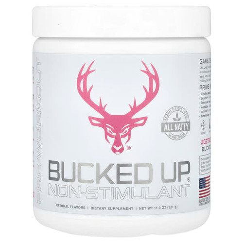 <img alt="Bucked Up, Pre-Workout, Non-Stimulant, Pink Lemonade, 11.3 oz (321 g)" title="Bucked Up, Pre-Workout, Non-Stimulant, Pink Lemonade, 11.3 oz (321 g),851005007033"