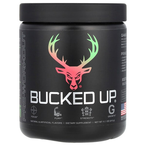 <img alt="Bucked Up, Pre-Workout, Strawberry Kiwi, 11.1 oz (315 g)" title="Bucked Up, Pre-Workout, Strawberry Kiwi, 11.1 oz (315 g),811374030889"