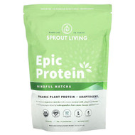 <img alt="Sprout Living, Epic Protein, Mindful Matcha, 1 lb (456 g)" title="Sprout Living, Epic Protein, Mindful Matcha, 1 lb (456 g),852457007985"