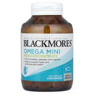 <img alt="Blackmores, Omega Mini, High Concentrate, 200 Capsules" title="Blackmores, Omega Mini, High Concentrate, 200 Capsules,9300807360965"