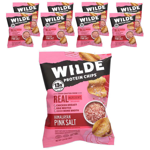 <img alt="Wilde Brands, Protein Chips, Himalayan Pink Salt, 8 Bags, 1.34 oz (38 g) Each" title="Wilde Brands, Protein Chips, Himalayan Pink Salt, 8 Bags, 1.34 oz (38 g) Each,856802008450"