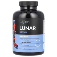 <img alt="Legion Athletics, Lunar, Sleep Aid, Mixed Berry, 120 Tablets" title="Legion Athletics, Lunar, Sleep Aid, Mixed Berry, 120 Tablets,019962010057"