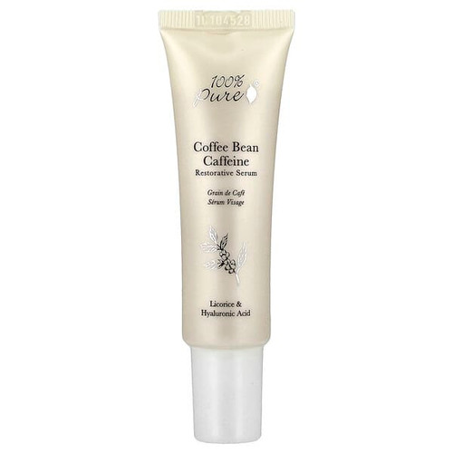 <img alt="100% PURE, Coffee Bean Caffeine Restorative Serum, 1 fl oz (30 ml)" title="100% PURE, Coffee Bean Caffeine Restorative Serum, 1 fl oz (30 ml),843585114492"