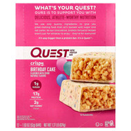 <img alt="Quest Nutrition, Hero Protein Bar, Crispy Birthday Cake, 12 Bars, 1.83 oz (52 g) Each" title="Quest Nutrition, Hero Protein Bar, Crispy Birthday Cake, 12 Bars, 1.83 oz (52 g) Each,888849015160"