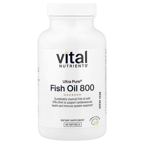<img alt="Vital Nutrients, Ultra Pure, Fish Oil 800, Lemon, 90 Softgels" title="Vital Nutrients, Ultra Pure, Fish Oil 800, Lemon, 90 Softgels,693465455111"