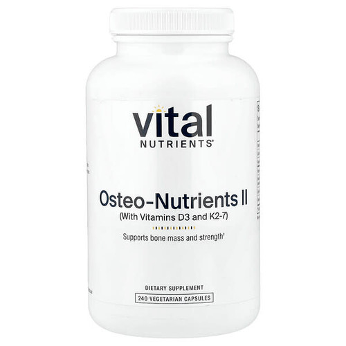 <img alt="Vital Nutrients, Osteo-Nutrients II with Vitamins D3 and K2-7, 240 Vegetarian Capsules" title="Vital Nutrients, Osteo-Nutrients II with Vitamins D3 and K2-7, 240 Vegetarian Capsules,693465311110"