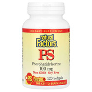 <img alt="Natural Factors, PS, 100 mg, 120 Softgels" title="Natural Factors, PS, 100 mg, 120 Softgels,068958026268"