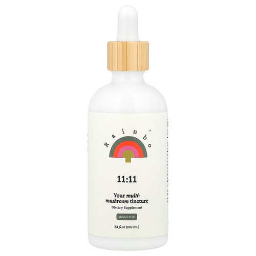 <img alt="Rainbo, 11-11 Multi-Mushroom Tincture, Alcohol-Free, 3.4 fl oz (100 ml)" title="Rainbo, 11-11 Multi-Mushroom Tincture, Alcohol-Free, 3.4 fl oz (100 ml),628176664118"
