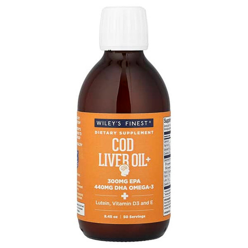 <img alt="Wileys Finest, Cod Liver Oil+, 8.45 oz" title="Wileys Finest, Cod Liver Oil+, 8.45 oz,857188004975"