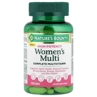 <img alt="Natures Bounty, Womens Multi, Complete Multivitamin, High Potency, 120 Caplets" title="Natures Bounty, Womens Multi, Complete Multivitamin, High Potency, 120 Caplets,074312016806"