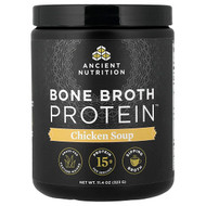 <img alt="Ancient Nutrition, Bone Broth Protein, Chicken Soup, 11.4 oz (323 g)" title="Ancient Nutrition, Bone Broth Protein, Chicken Soup, 11.4 oz (323 g),816401026255"