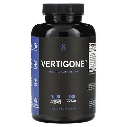 <img alt="Humanx, Vertigone, 180 Capsules" title="Humanx, Vertigone, 180 Capsules,860003468852"