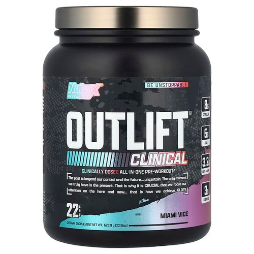 <img alt="Nutrex Research, Outlift Clinical, Miami Vice, 22.18 oz (628.9 g)" title="Nutrex Research, Outlift Clinical, Miami Vice, 22.18 oz (628.9 g),850046504921"