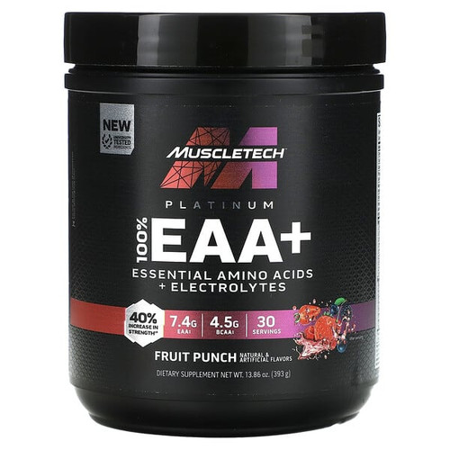 <img alt="MuscleTech, Platinum 100% EAA+, Fruit Punch, 13.86 oz (393 g)" title="MuscleTech, Platinum 100% EAA+, Fruit Punch, 13.86 oz (393 g),631656717471"