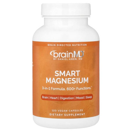 <img alt="BrainMD, Smart Magnesium, 120 Vegan Capsules (150 mg per Capsule)" title="BrainMD, Smart Magnesium, 120 Vegan Capsules (150 mg per Capsule),857568003987"