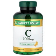 <img alt="Natures Bounty, Vitamin C, 1,000 mg, 300 Caplets" title="Natures Bounty, Vitamin C, 1,000 mg, 300 Caplets,074312009938"