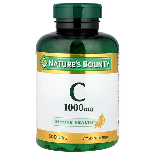 <img alt="Natures Bounty, Vitamin C, 1,000 mg, 300 Caplets" title="Natures Bounty, Vitamin C, 1,000 mg, 300 Caplets,074312009938"