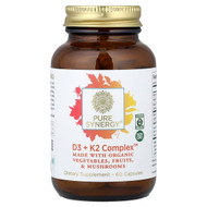 <img alt="Pure Synergy, D3 + K2 Complex, 60 Capsules" title="Pure Synergy, D3 + K2 Complex, 60 Capsules,852971004897"