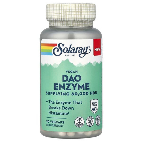 <img alt="Solaray, Vegan Dao Enzyme, 60,000 HDU, 90 VegCaps" title="Solaray, Vegan Dao Enzyme, 60,000 HDU, 90 VegCaps,076280397260"