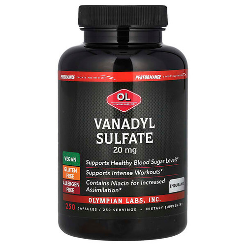 <img alt="Olympian Labs, Vanadyl Sulfate, 20 mg, 250 Capsules" title="Olympian Labs, Vanadyl Sulfate, 20 mg, 250 Capsules,710013100610"