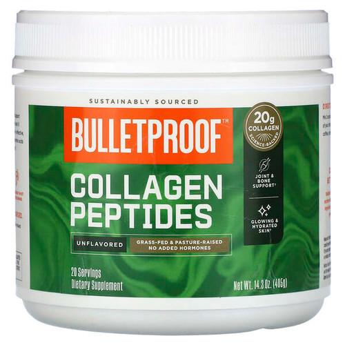 <img alt="BulletProof, Collagen Peptides, Unflavored, 14.3 oz (405 g)" title="BulletProof, Collagen Peptides, Unflavored, 14.3 oz (405 g),815709024253"