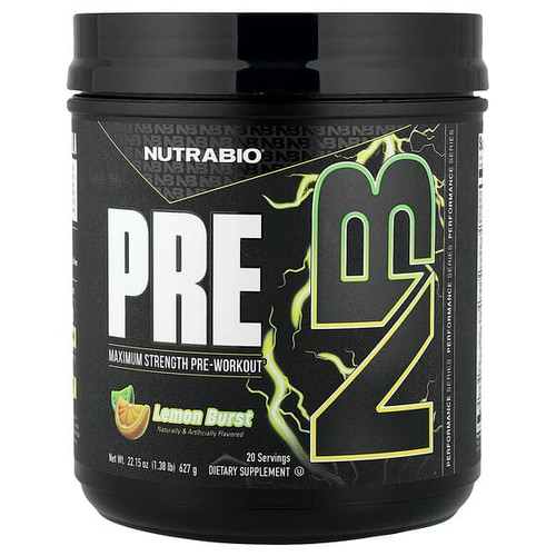 <img alt="NutraBio, PRE-Workout, Lemon Burst, 1.38 lb (627 g)" title="NutraBio, PRE-Workout, Lemon Burst, 1.38 lb (627 g),649908219970"