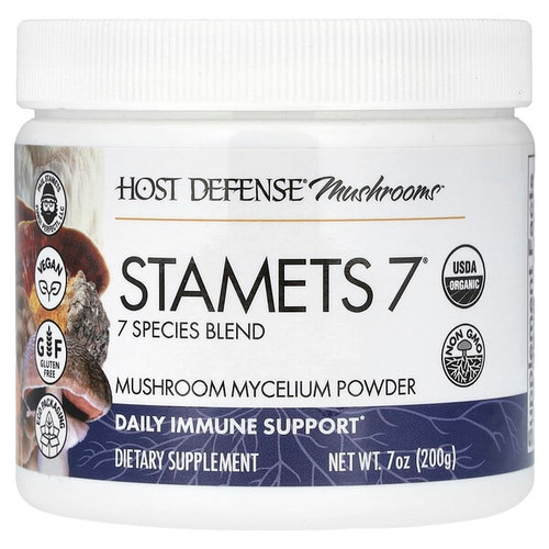<img alt="Host Defense, Mushrooms, STAMETS 7, 7 oz (200 g)" title="Host Defense, Mushrooms, STAMETS 7, 7 oz (200 g),633422301235"