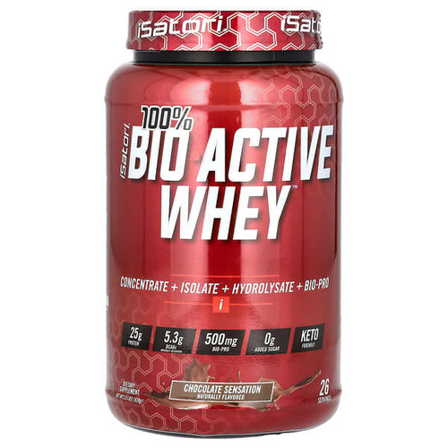 <img alt="Isatori, 100% Bio Active Whey, Chocolate Sensation, 2 lbs (928 g)" title="Isatori, 100% Bio Active Whey, Chocolate Sensation, 2 lbs (928 g),883488004780"