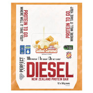 <img alt="PERFECT Sports, Diesel, New Zealand Protein Bar, White Chocolate Salted Caramel, 12 Bars, 50 g Each" title="PERFECT Sports, Diesel, New Zealand Protein Bar, White Chocolate Salted Caramel, 12 Bars, 50 g Each,699097755803"