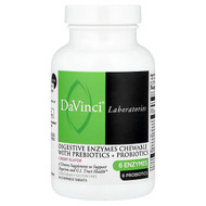 <img alt="DaVinci Laboratories, Digestive Enzymes Chewable With Prebiotics + Probiotics, Cherry, 90 Chewable Tablets" title="DaVinci Laboratories, Digestive Enzymes Chewable With Prebiotics + Probiotics, Cherry, 90 Chewable Tablets,026664010858"